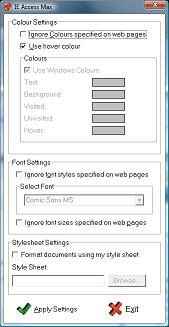 IE Access Max Interface